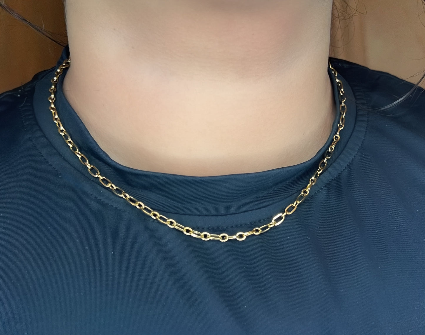 SQUARE SIMPLE NECKLACE CHAIN