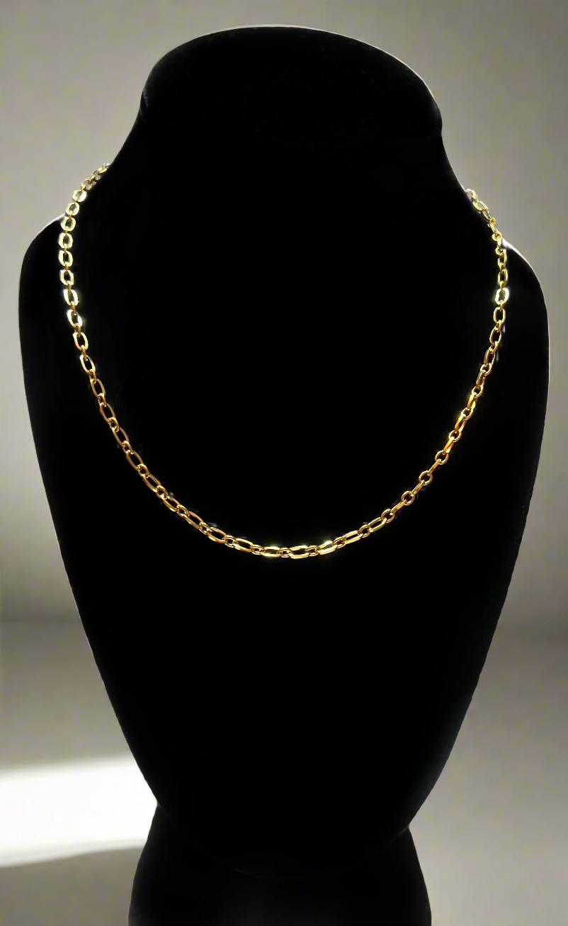 SQUARE SIMPLE NECKLACE CHAIN