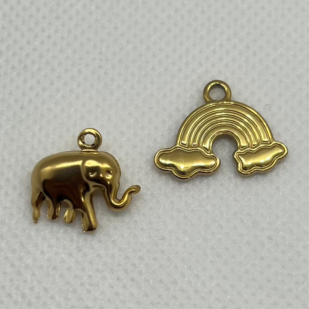 ELEPHANT + RAINBOW CHARM